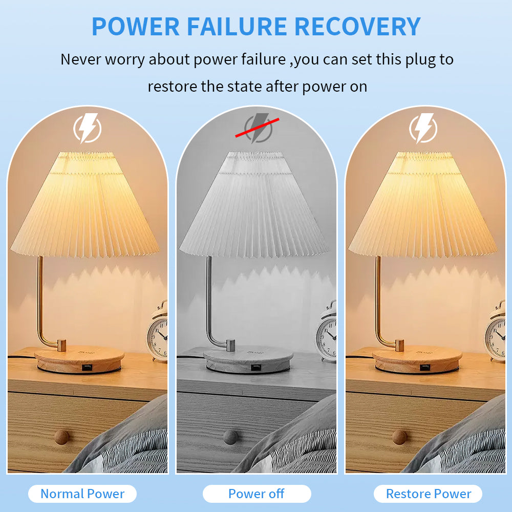 AUBESS Tuya WIFI Smart Socket 16A |Electricity Statistics