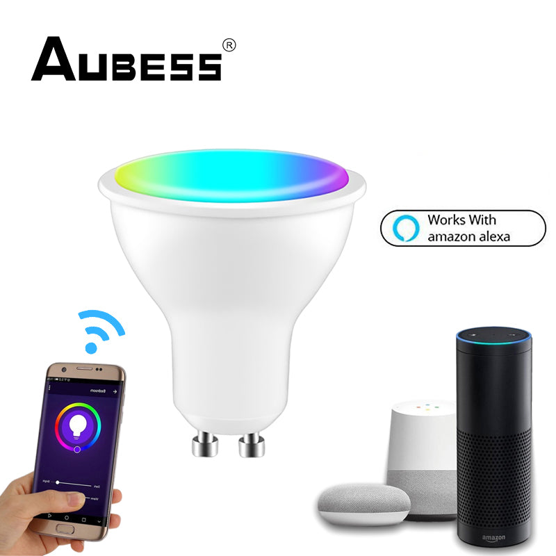 Aubess Tuya WIFI Smart Lamp Cup 4W GU10 | Adjustable Brightness