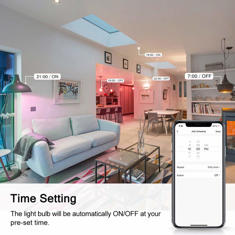 Aubess Tuya Zigbee Smart Light 5W GU10 | Voice Control