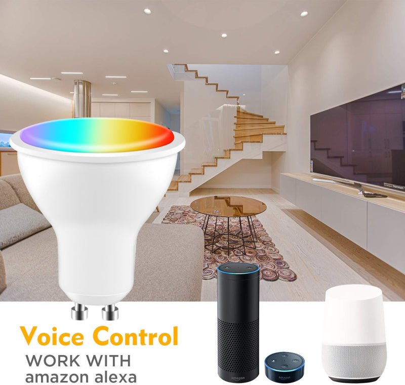 Aubess Tuya Zigbee Smart Light 5W GU10 | Voice Control