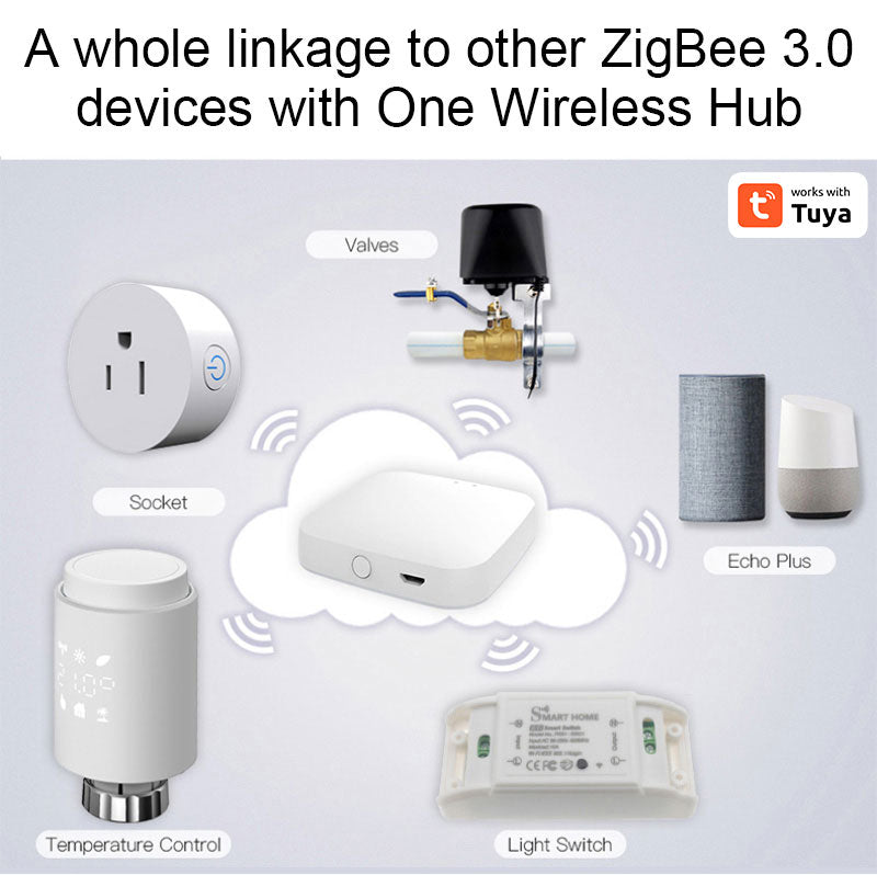 Tuya ZIGBEE Smart Radiator Valve Thermostat | Voice Control