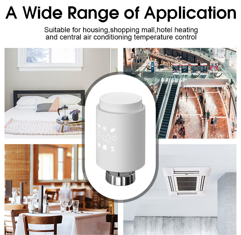Tuya ZIGBEE Smart Radiator Valve Thermostat | Voice Control