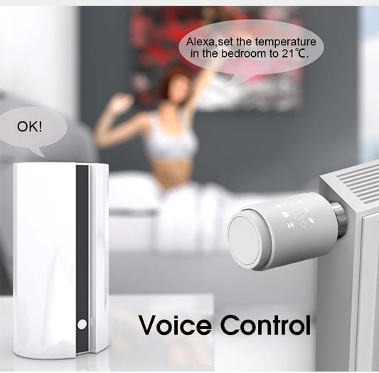 Tuya ZIGBEE Smart Radiator Valve Thermostat | Voice Control