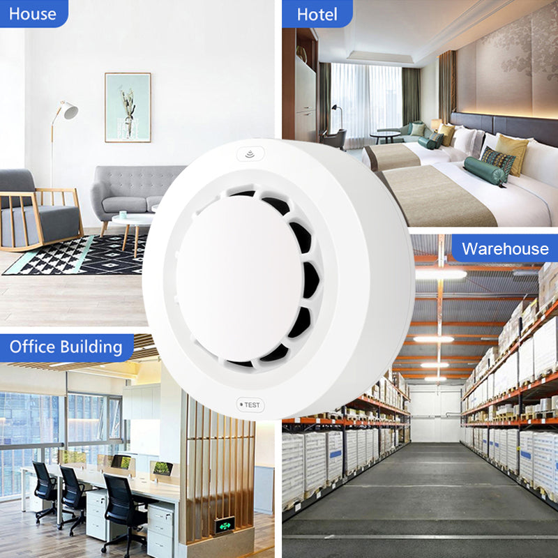 AUBESS Tuya Smart Wifi Smoke Sensor| Alarm Sensor