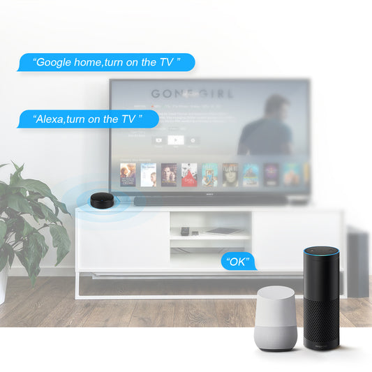 Aubess Tuya WiFi IR+RF Universal Remote Control Smart home Voice control Works with Alexa and Google Home Assistant.