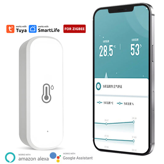 AUBESS Tuya smart WiFi/ZigBee new mini smart temperature and humidity sensor smart home