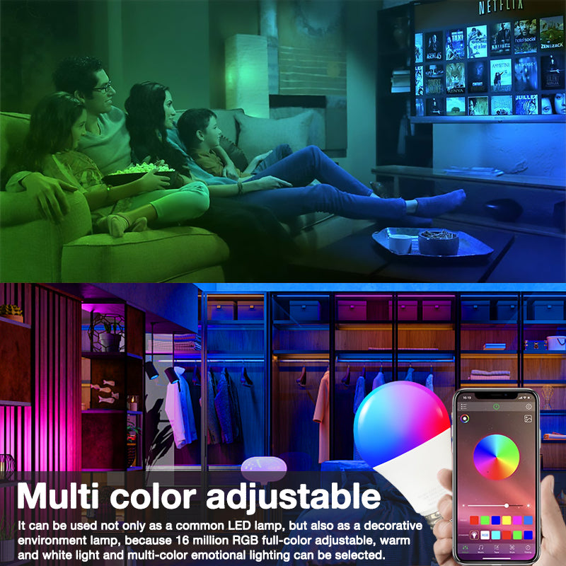 Aubess Tuya wifi Smart Bulb 9W | Adjustable Brightness