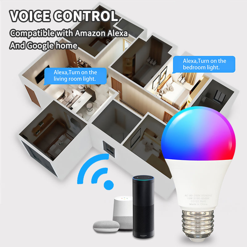 Aubess Tuya wifi Smart Bulb 9W | Adjustable Brightness