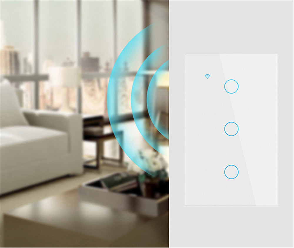 Tuya wifi 4 gang smart panel switch Single zero fire general use