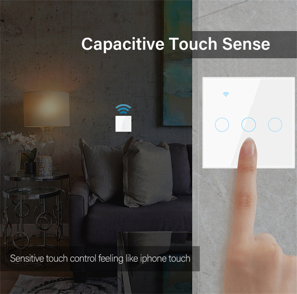 Aubess Tuya Wifi Smart Panel Switch | Single Zero Fire General Use | EU