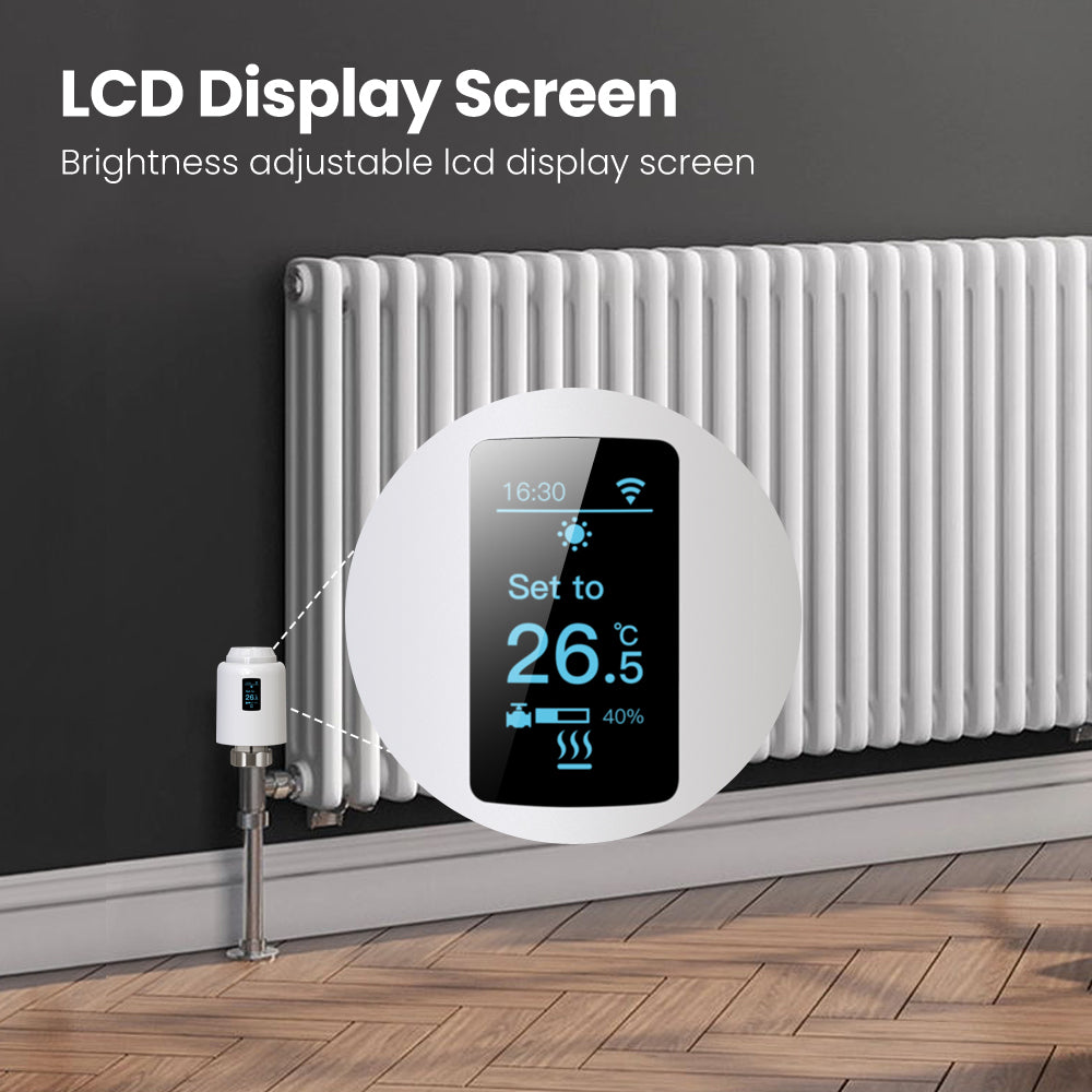 Aubess Tuya Smart Life WiFi/ZigBee TRV602 Smart Thermostat