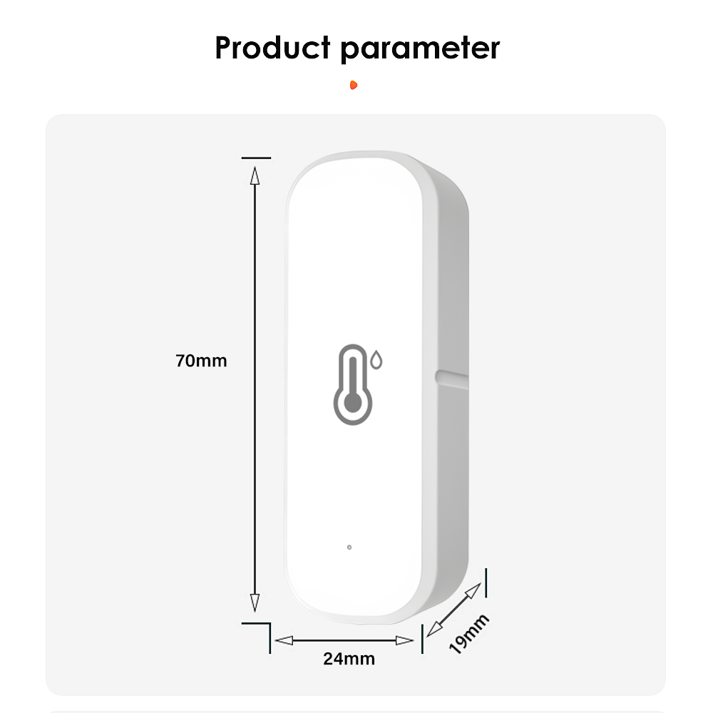 AUBESS Tuya Smart WiFi/ZigBee Temperature And Humidity Sensor|New mini