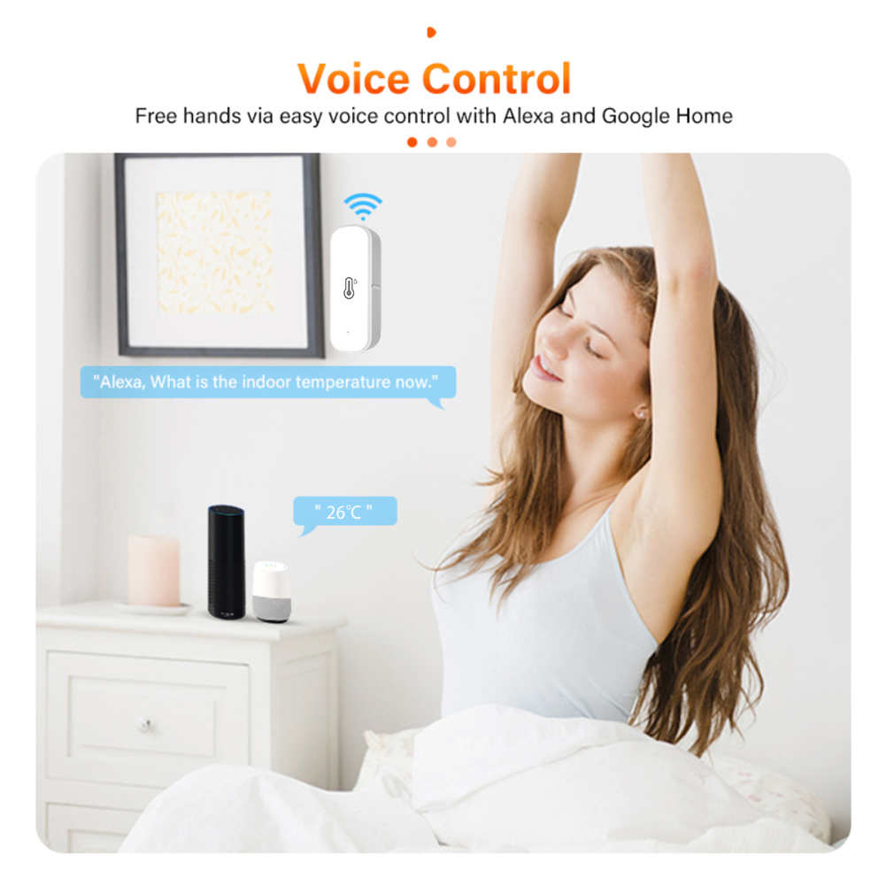 AUBESS Tuya Smart WiFi/ZigBee Temperature And Humidity Sensor|New mini