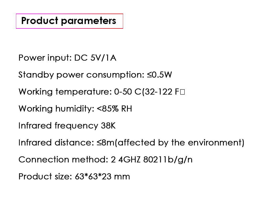 AUBESS WiFi IR Remote Controller |App Remote Control