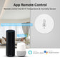 AUBESS Tuya Mini Zigbee Temperature &Humidity Sensor Work with Amazon Alexa and Google Home