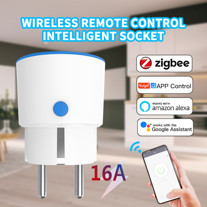 AUBESS Tuya Zigbee 16A Smart Plug|Power Monitor|ES