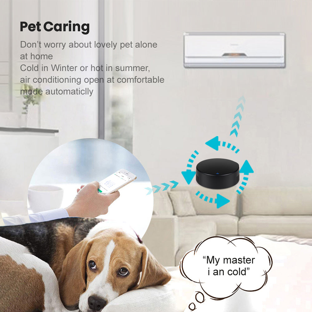 AUBESS WiFi IR Remote Controller with Temperature&Humidity Sensor
