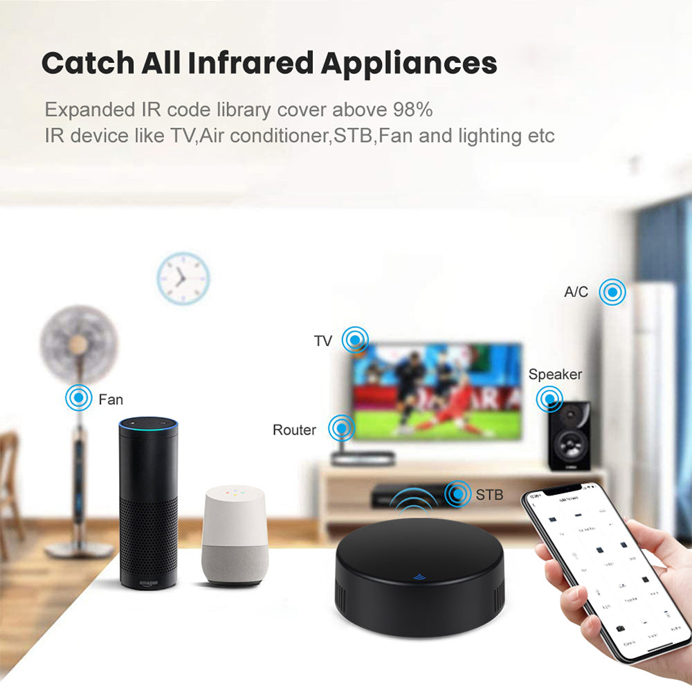 AUBESS WiFi IR Remote Controller with Temperature&Humidity Sensor