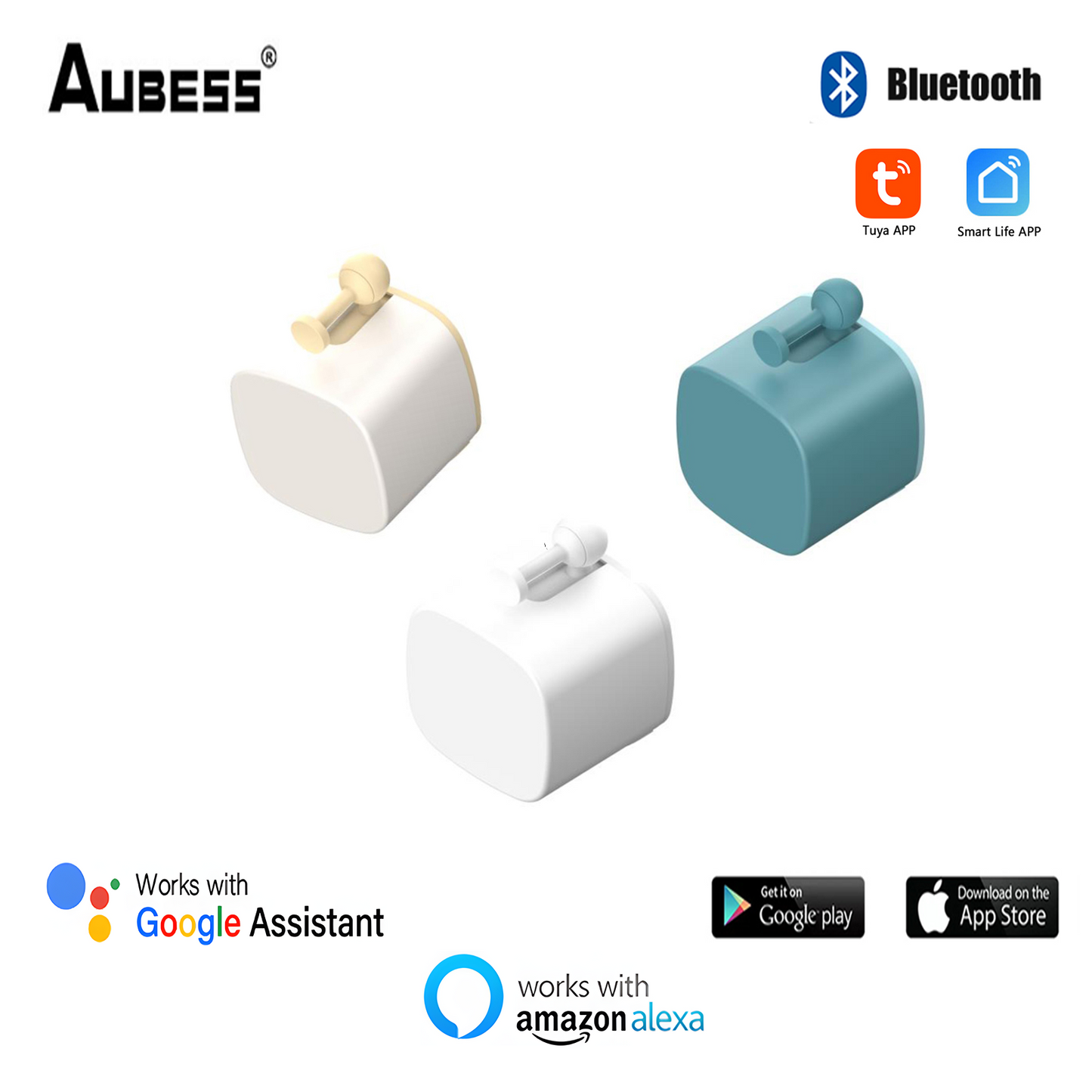 AUBESS TUYA  Bluetooth Finger Robot | Rich In Color