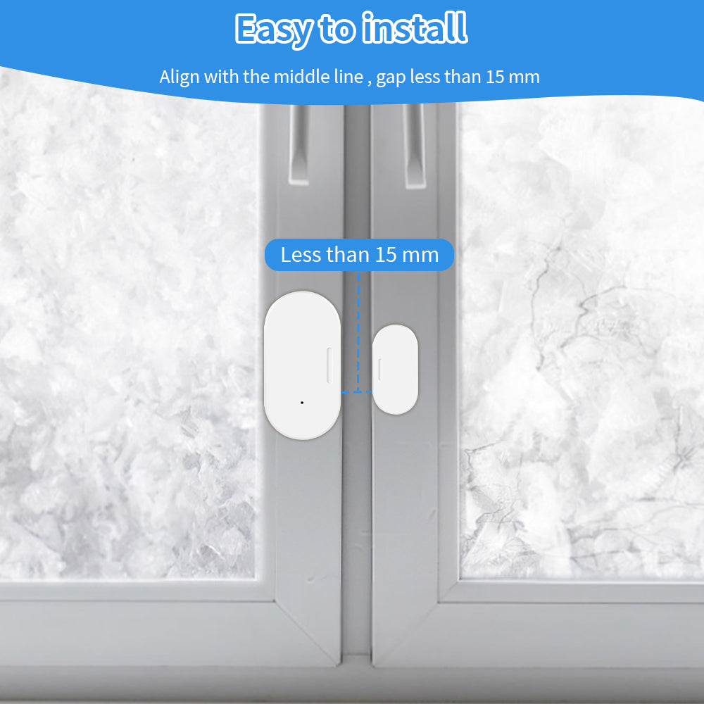 AUBESS TUYA Zigbee Smart Door Sensor|Real-time Remote Monitoring