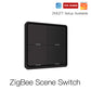 AUBESS Tuya ZigBee Black Scene Button Switch|Multiple Scenes