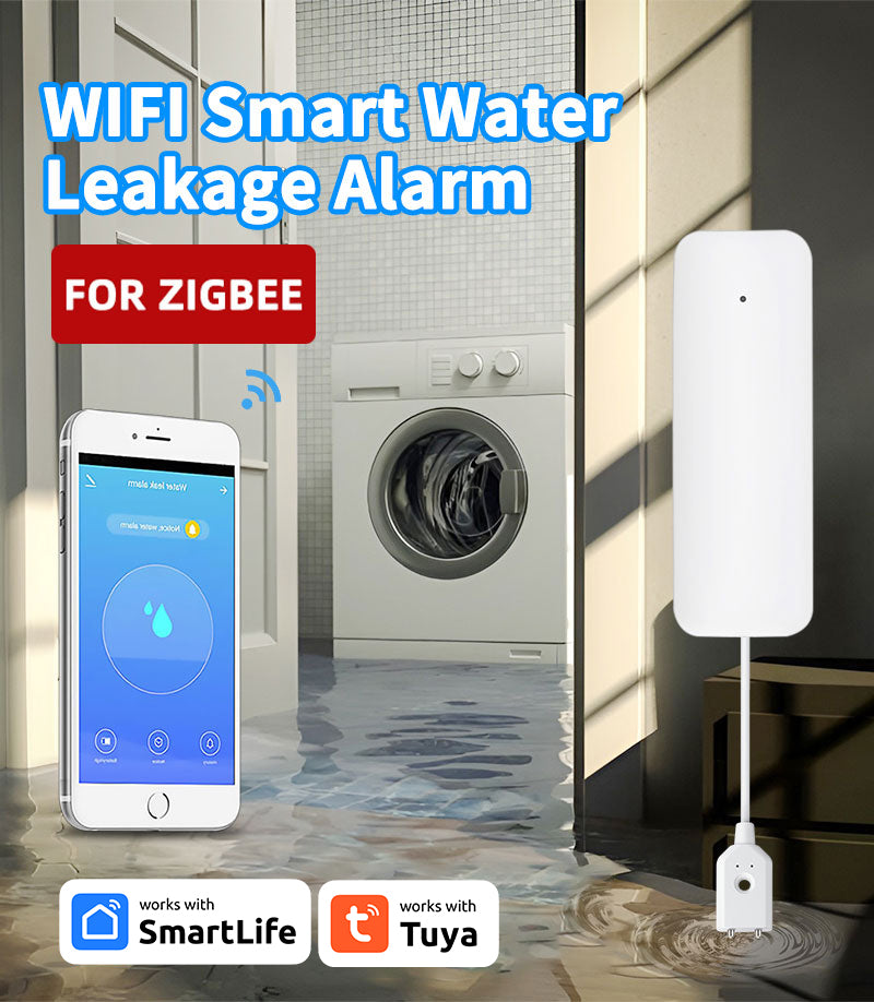 Aubess Tuya ZigBee Water Leak Alarm | Water Leakage Alarm