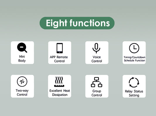 Aubess Wifi/Zigbee 1/2/3/4 Gang Smart Switch Module 2 Way Control DIY Breaker Smart home Work with Alexa Google Home Yandex