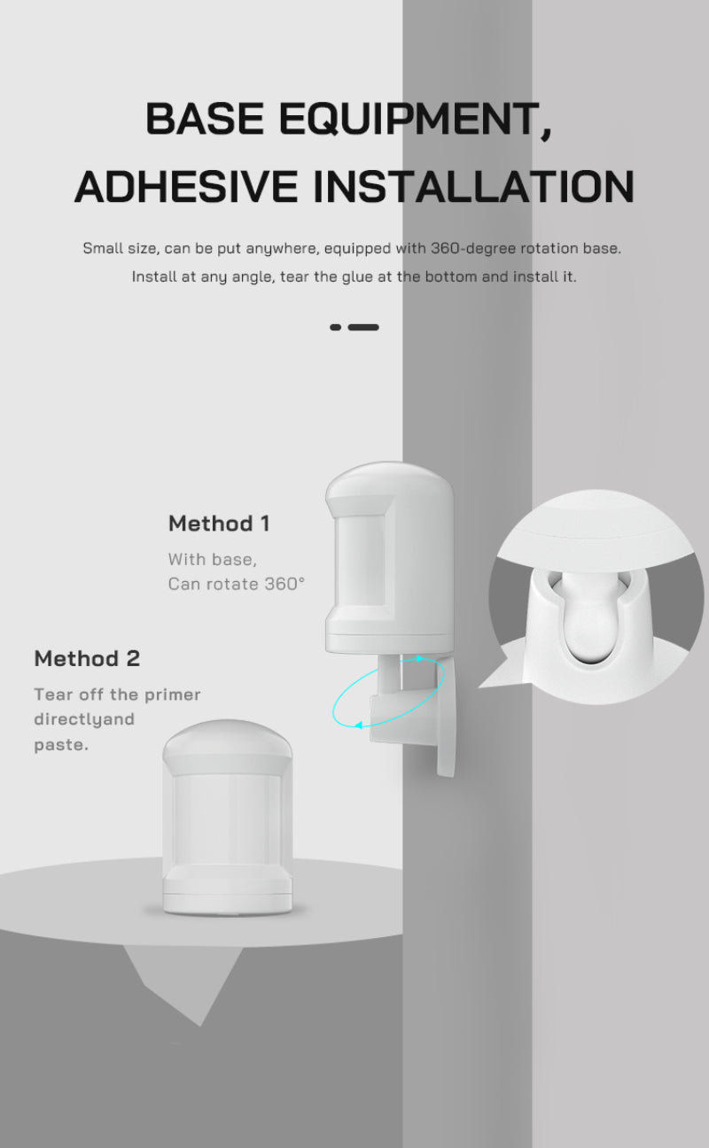 AUBESS Tuya ZigBee PIR Sensor | Foot Stand Motion