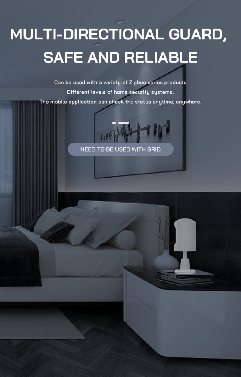 AUBESS Tuya ZigBee PIR Sensor | Foot Stand Motion