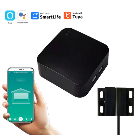 Aubess Tuya Wifi Garage Door Switch Intelligent Garage Door APP Remote Conrtrol Wireless Controller Work with Alexa Google Home