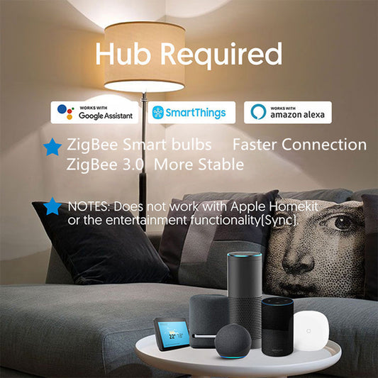 AUBESS Tuya ZigBee 9W Smart Bulb | Support Alexa Google