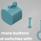 AUBESS TUYA  Bluetooth Finger Robot | Rich In Color