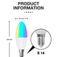 Aubess Tuya WiFi/Zigbee Smart Candle Light 5W E14 | Voice Control