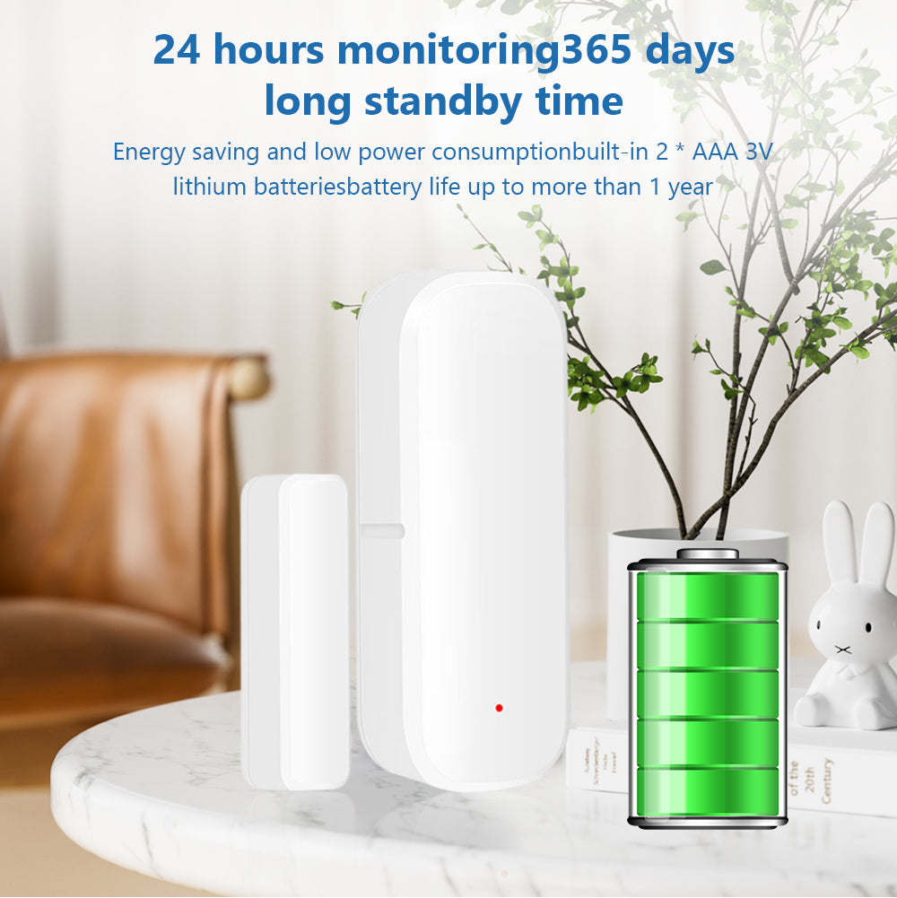 AUBESS Tuya Smart WiFi Door Sensor Window Sensor|Door Magnetic|Alarm Detector