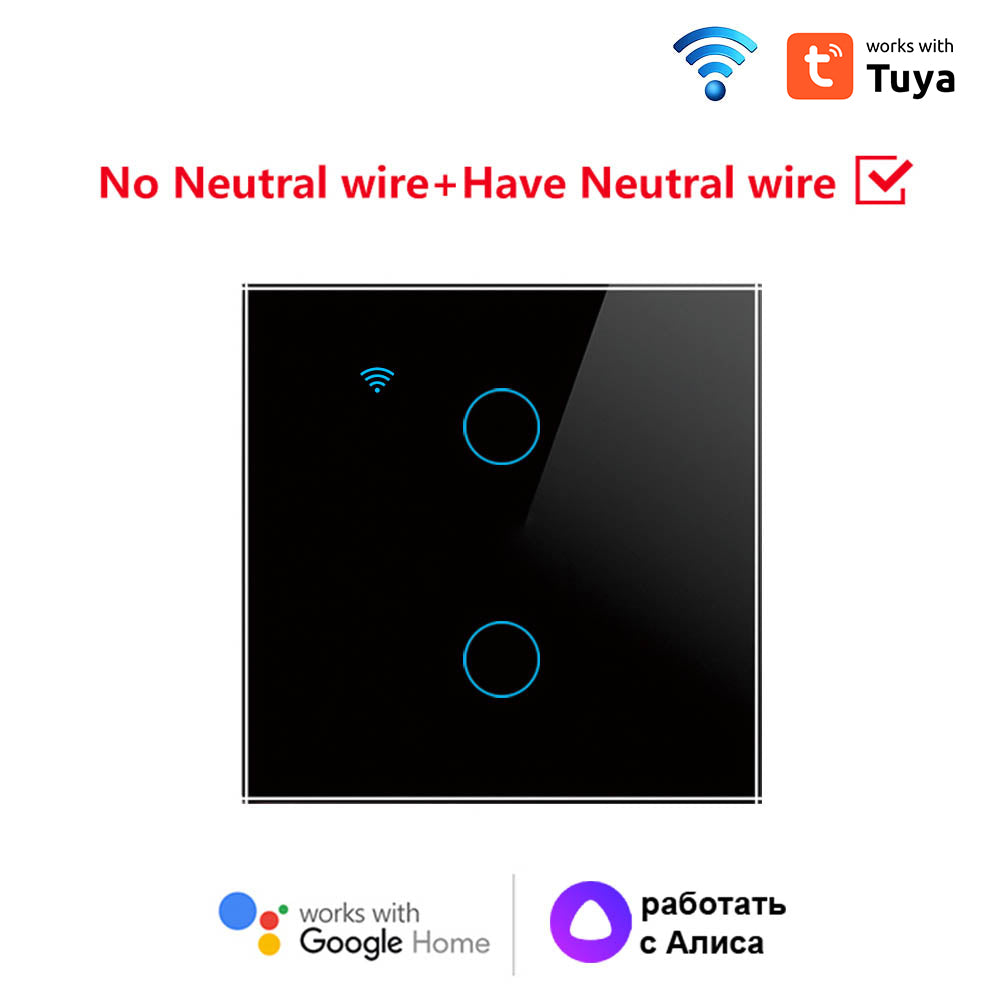 Aubess Tuya Wifi Smart Panel Switch | Single Zero Fire General Use | EU