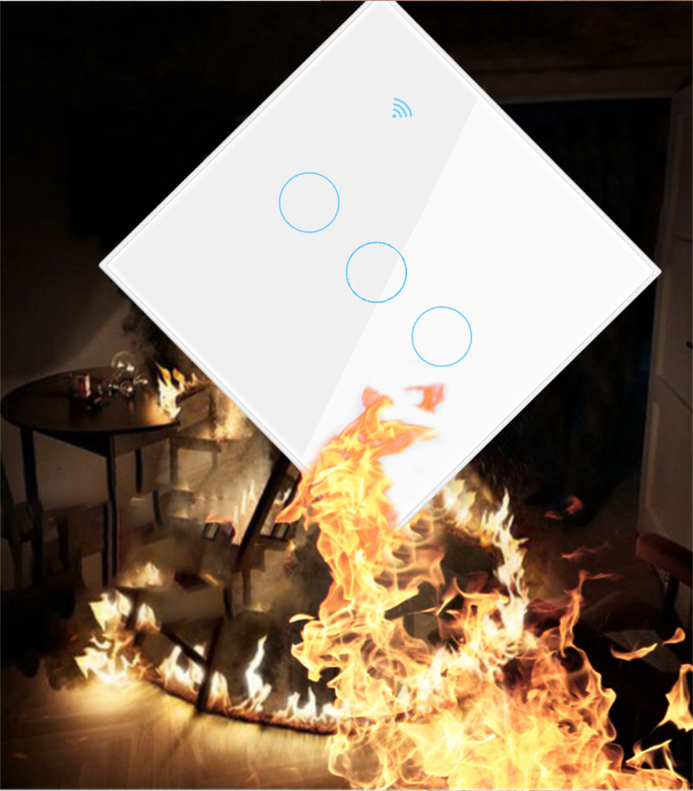 Aubess Tuya Wifi Smart Panel Switch | Single Zero Fire General Use | EU