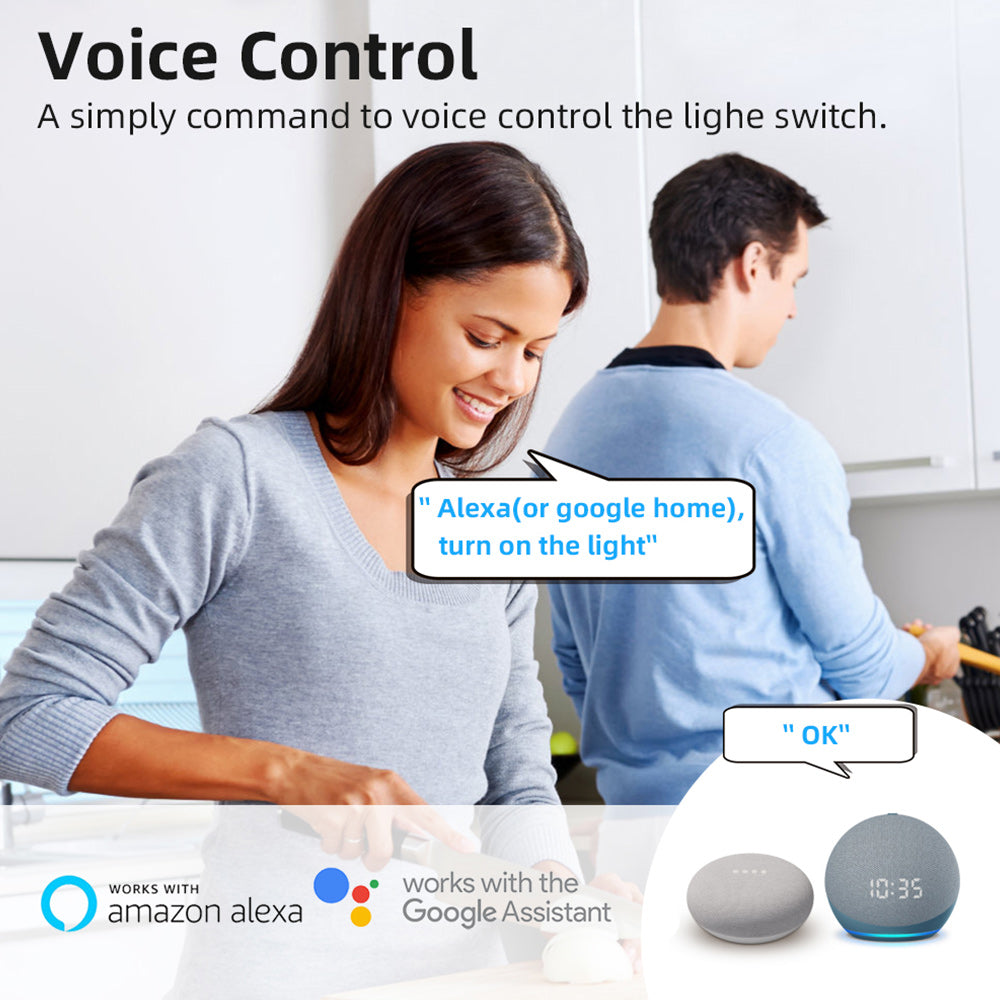 AUBESS WiFi 2 Gang Smart Mini Switch |Smart Home