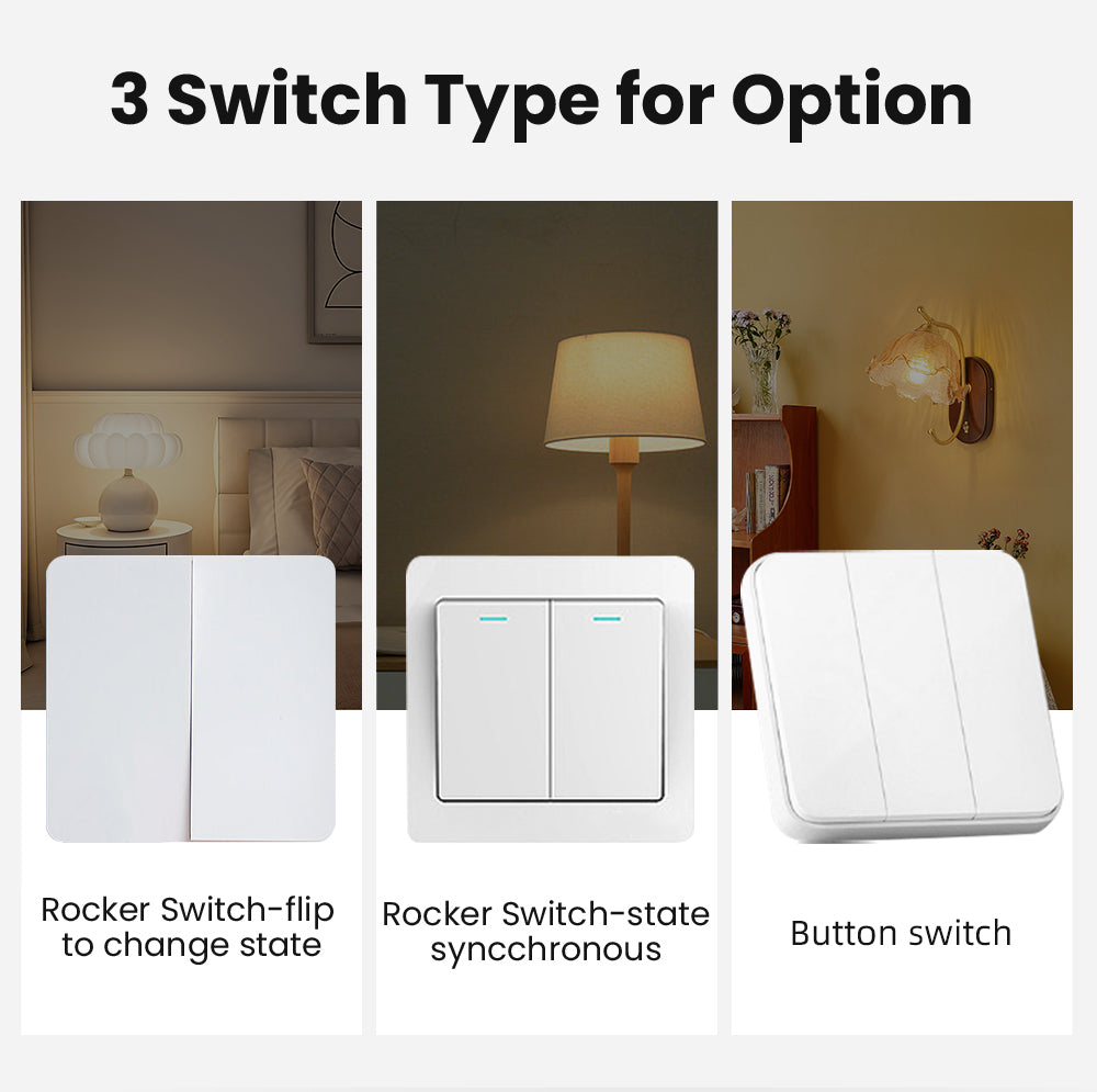 AUBESS WiFi 2 Gang Smart Mini Switch |Smart Home