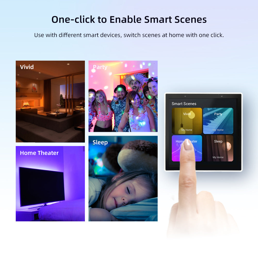 Aubess Ewelink Smart Control Screen 86WIFI | Built-in ZigBee Gateway