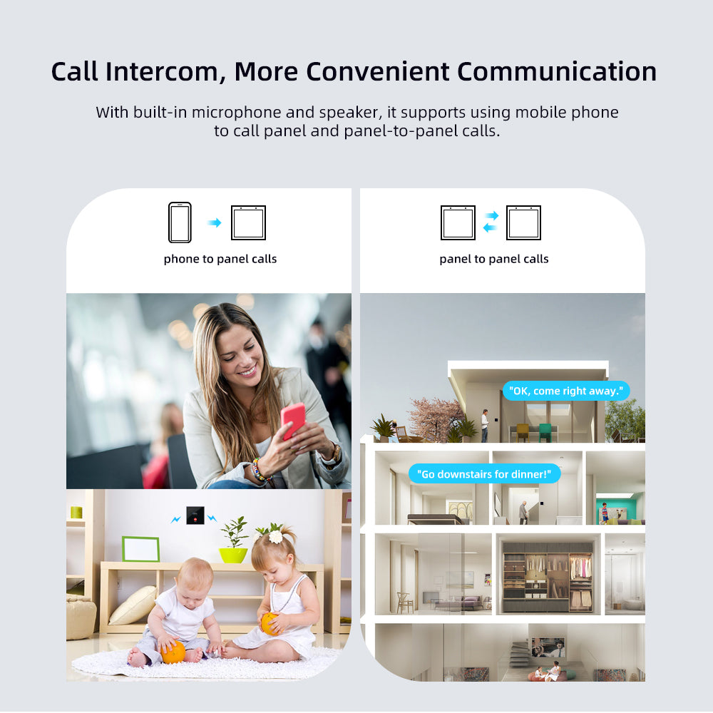 Aubess Ewelink Smart Control Screen 86WIFI | Built-in ZigBee Gateway