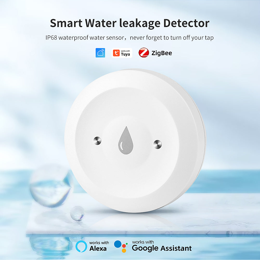 AUBESS Tuya Zigbee Smart Water Sensor | Real-time Detection