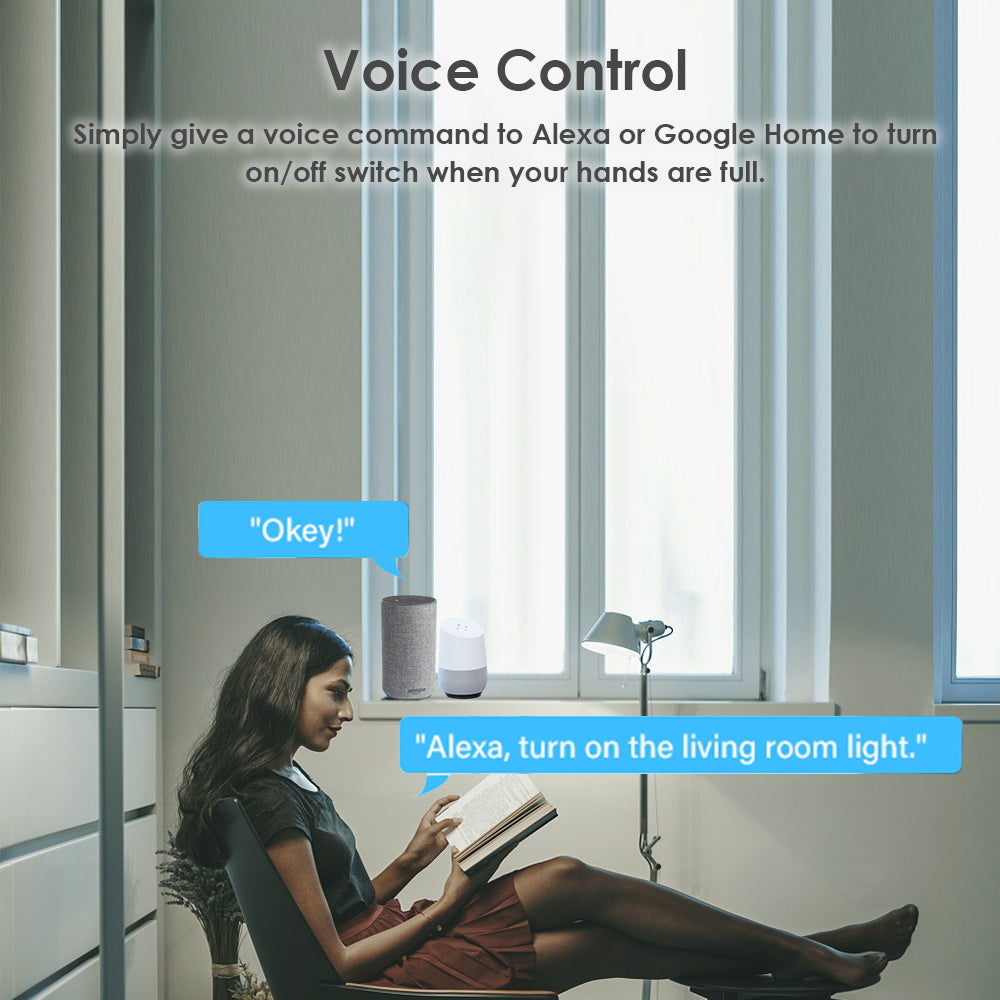 AUBESS Tuya ZigBee Smart DIY Switch 16A |Voice Control