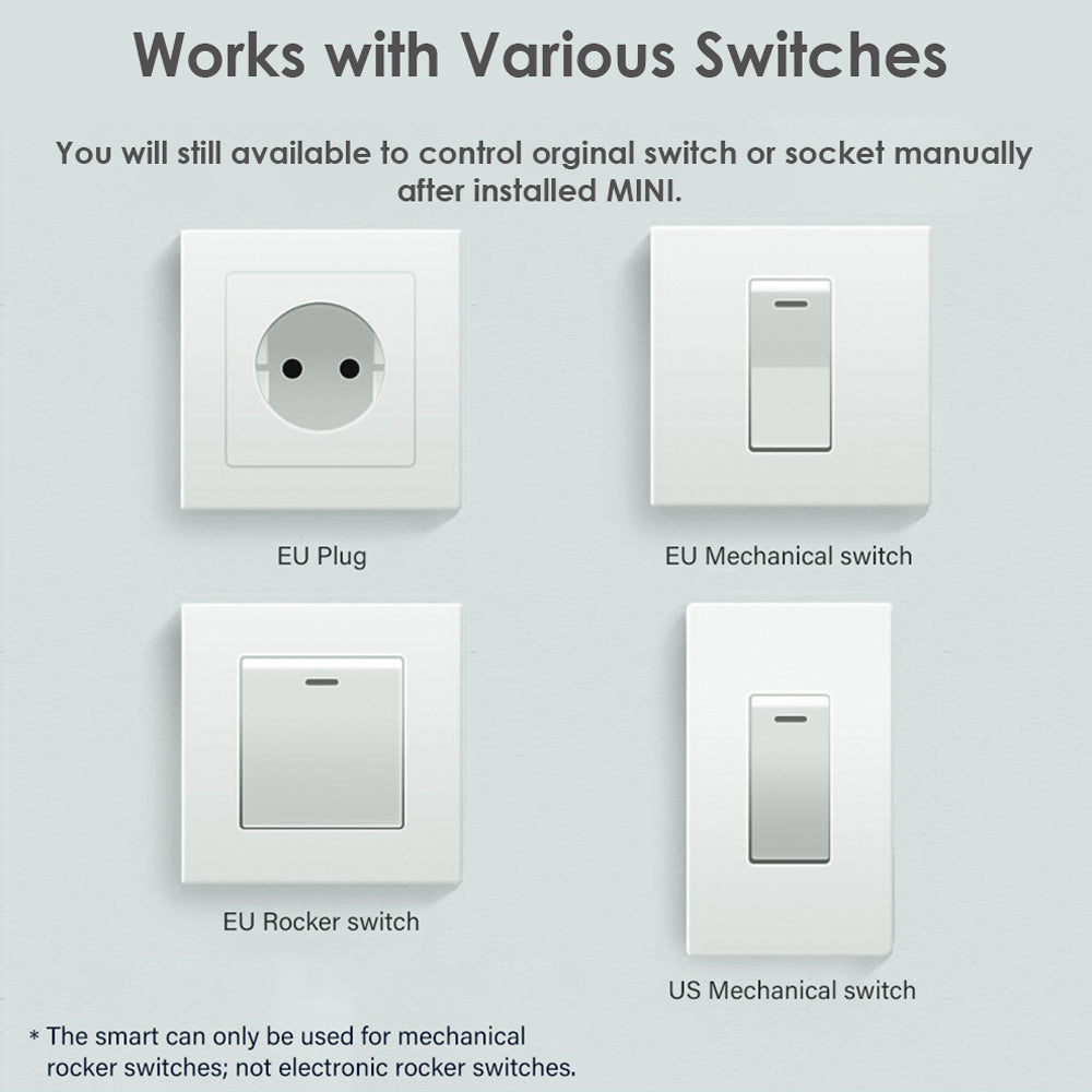AUBESS Tuya ZigBee Smart DIY Switch 16A |Voice Control