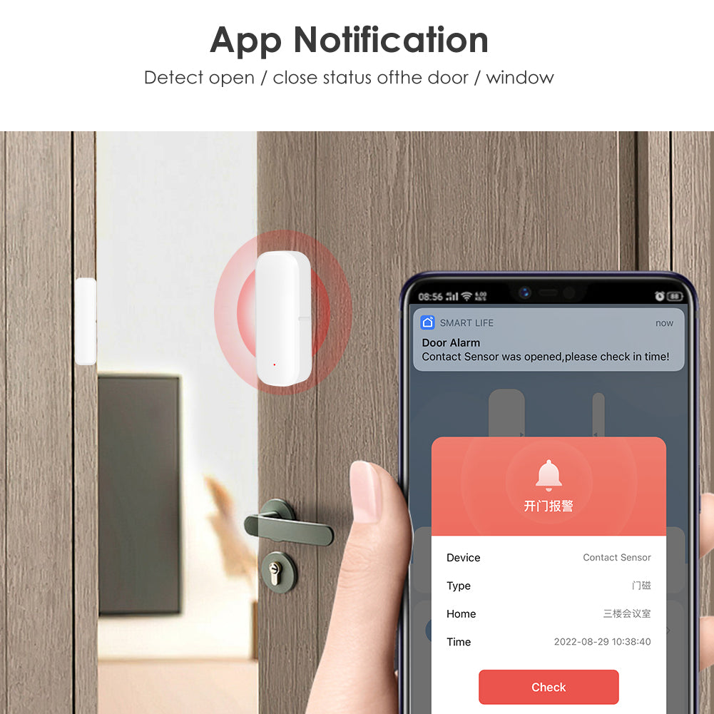 Wifi door sales sensor google home