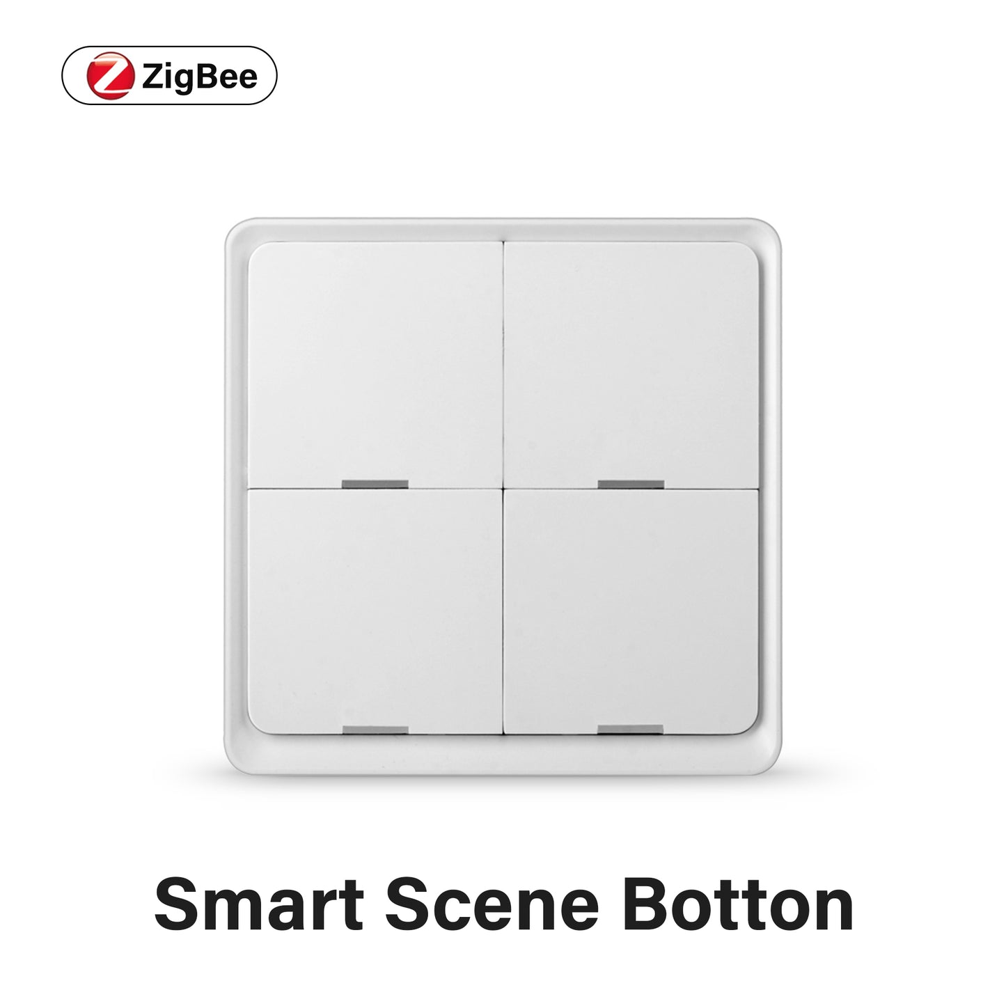 AUBESS Tuya ZigBee White Scene Button Switch|Set Automation