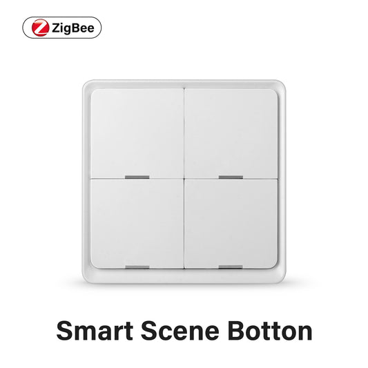 AUBESS Tuya ZigBee White Scene Button Switch|Set Automation