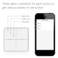 AUBESS Tuya ZigBee White Scene Button Switch|Set Automation