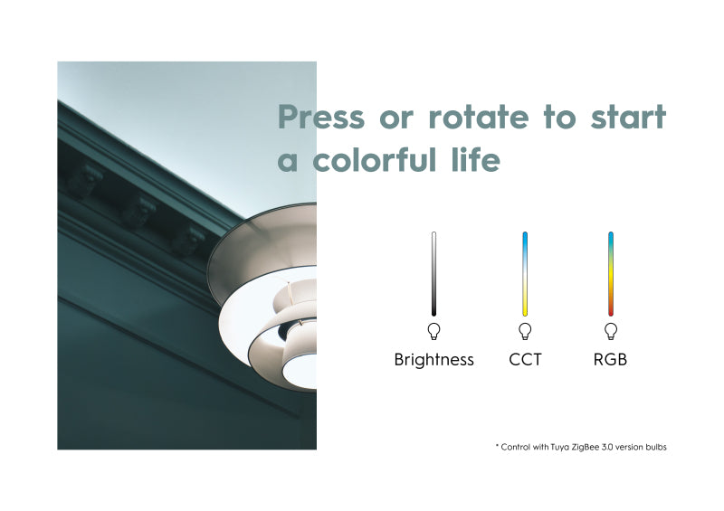 AUBESS Tuya Zigbee Smart Knob|Dimmable
