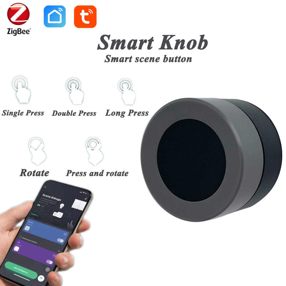 AUBESS Smart Knob Zigbee Smart Scene Botton Dimmable