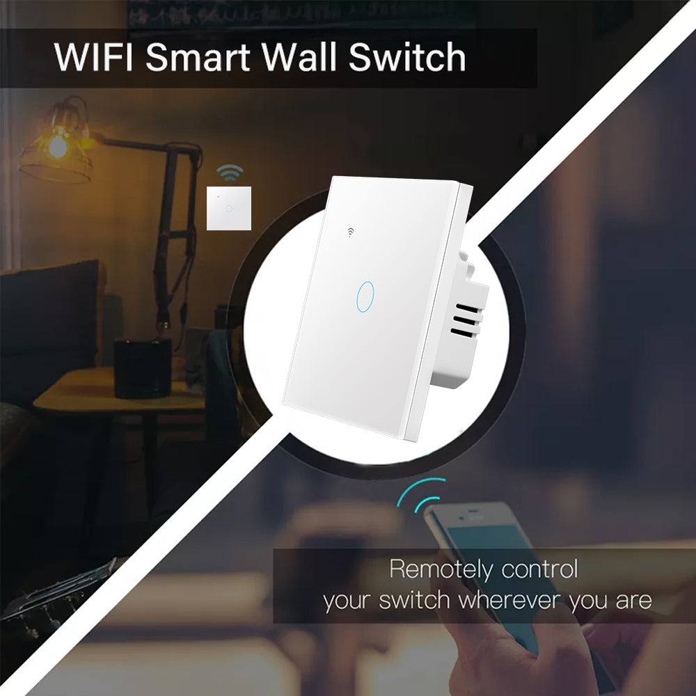 AUBESS TUYA WIFI Smart  1 / 2 / 3 / 4gang Switch | Zero fire | EU